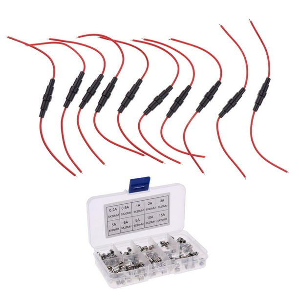 Screw Type Holder AGC In-Line Splash Proof Wire Quick Blow Ceramic Fuse 5x20mm Screw Type Holder AGC In-Line Splash Proof Wire Quick Blow Ceramic Fuse 5x20mm